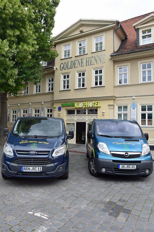 Hotel garni Goldene Henne Arnstadt Exterior foto